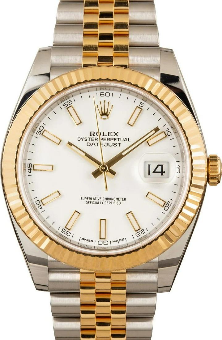 Pre-owned Rolex Datejust 41 - 126333: Pre-owned Rolex Datejust 41 - 126333 SKU #B-12492 Every watch comes with a Quality testing and authentic report Certificate issued by the industry's leading independent authority on watch authenticati