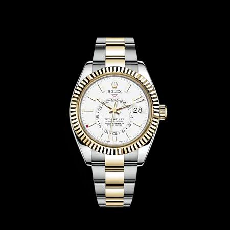 Rolex Skydweller SS/YG Model #326933: Rolex Skydweller SS/YG Model #326933 Bracelet : oyster Dial : White #J1289