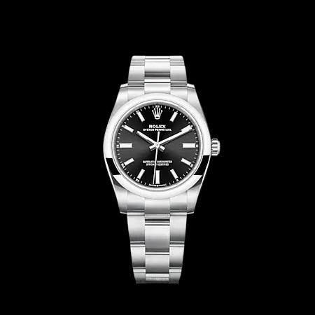 Rolex Oyster Perpetual 34MM No Date Model #124200: Rolex Oyster Perpetual 34MM No Date Model #124200 Bracelet : oyster Dial : BLACK #J935