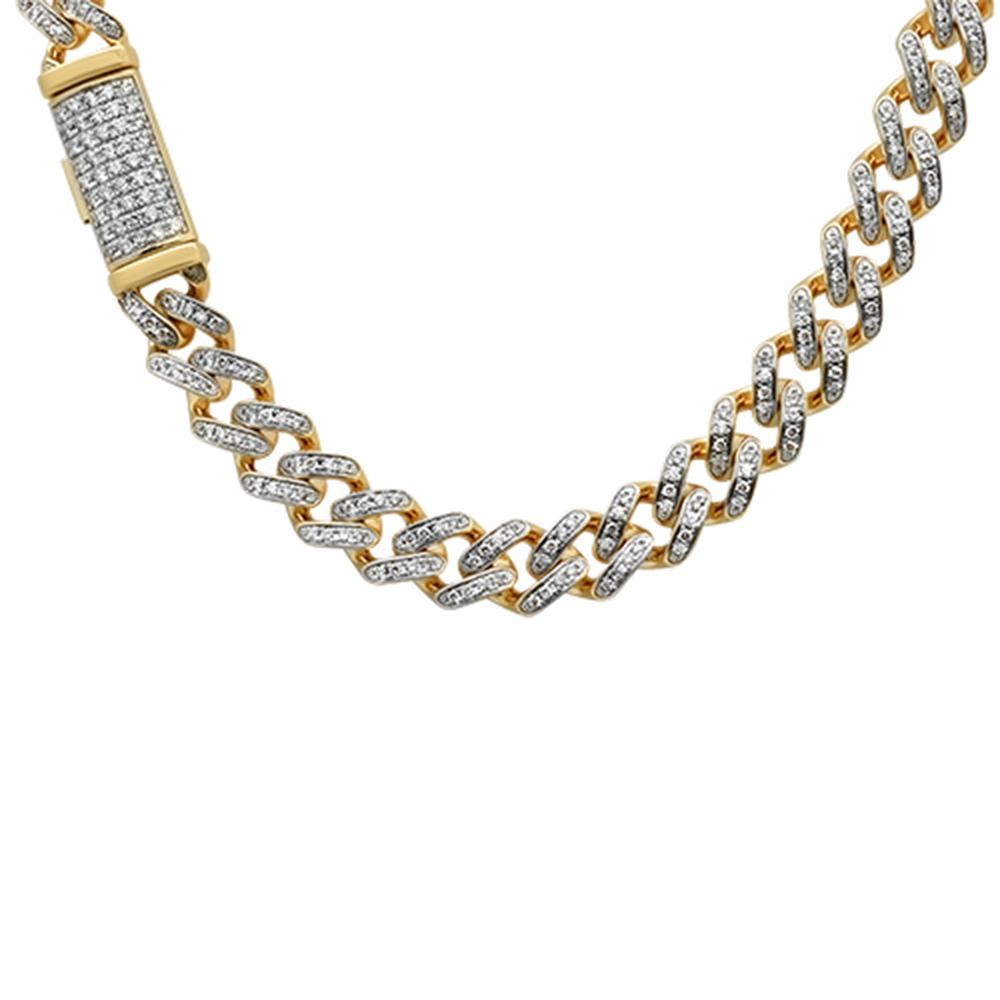 9MM 6.12ct Diamond Miami Cuban 14K Yellow Gold 85.3gm Necklace 22": 9MM 6.12ct Diamond Miami Cuban 14K Yellow Gold 85.3gm Necklace 22" #SCU54