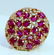14K ROSE GOLD RING 11.12GRAM DIAMOND 0.81CT RUBY 7.10CT