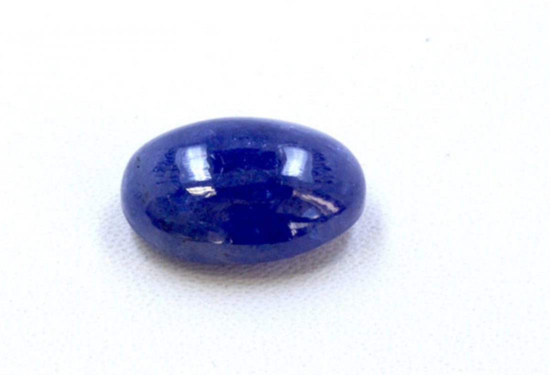15 ct & up Cabuchon Tanzanite Oval Shaped Loose Stone: 15 ct & up Cabuchon Tanzanite Oval Shaped Loose Stone