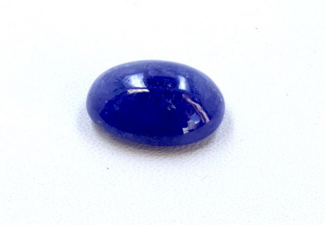 15 ct & up Cabuchon Tanzanite Oval Shaped Loose Stone: 15 ct & up Cabuchon Tanzanite Oval Shaped Loose Stone