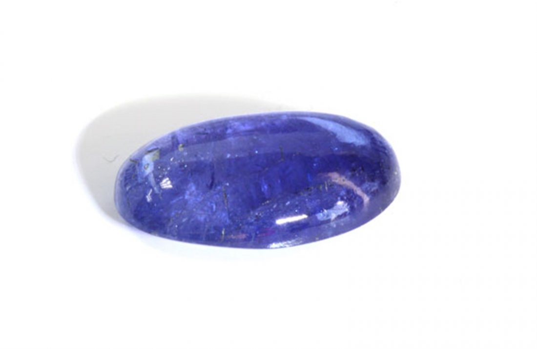 15 ct & up Cabuchon Tanzanite Oval Shaped: 15 ct & up Cabuchon Tanzanite Oval Shaped