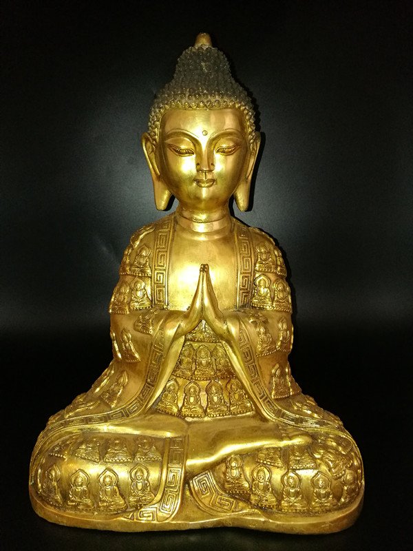 Chinese Ming Bronze Buddha Figure (1 of 8)