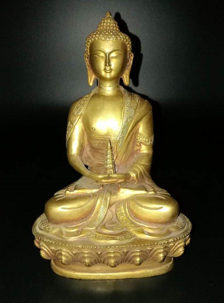 Nepal in the qing dynasty the gold Buddha had the: Nepal in the qing dynasty the gold Buddha had the Shakyamuni H/20CM