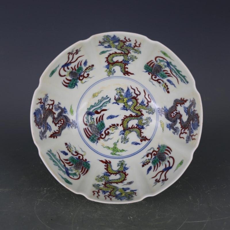 Chinese Doucai Porcelain Bowl (1 of 6)