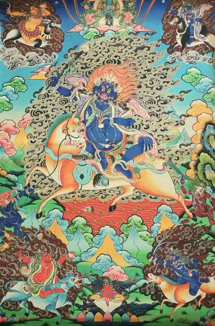 Chinese Tibetan Tangka Painting (1 of 10)