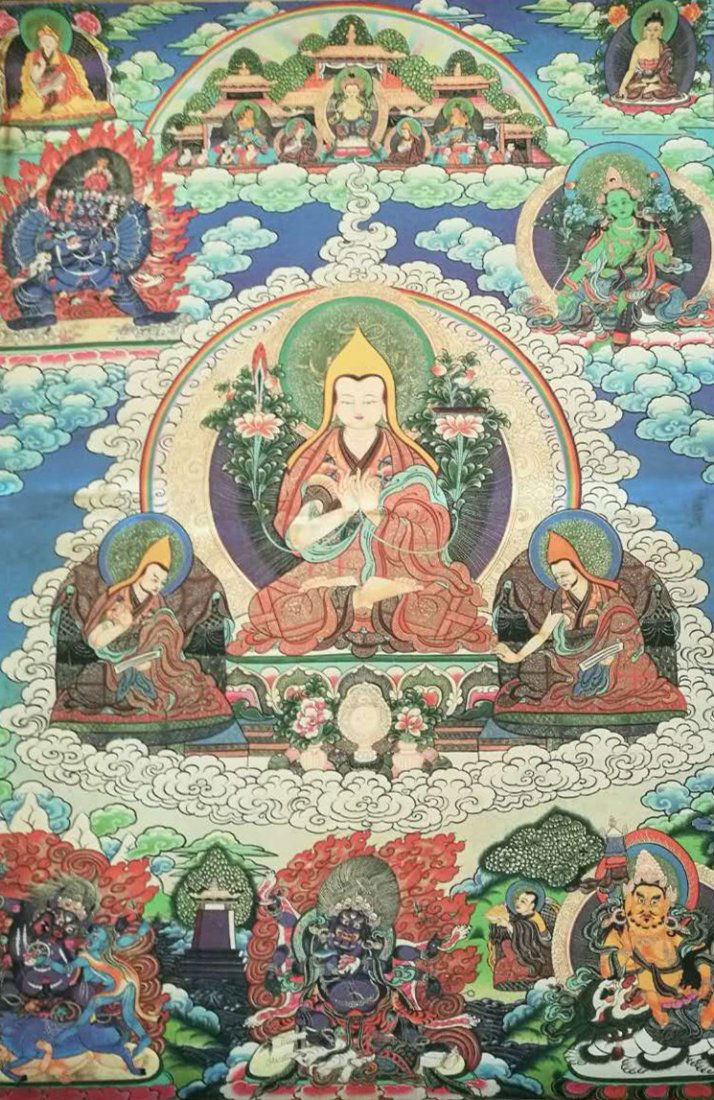 Chinese Tibetan Tangka Painting (1 of 7)
