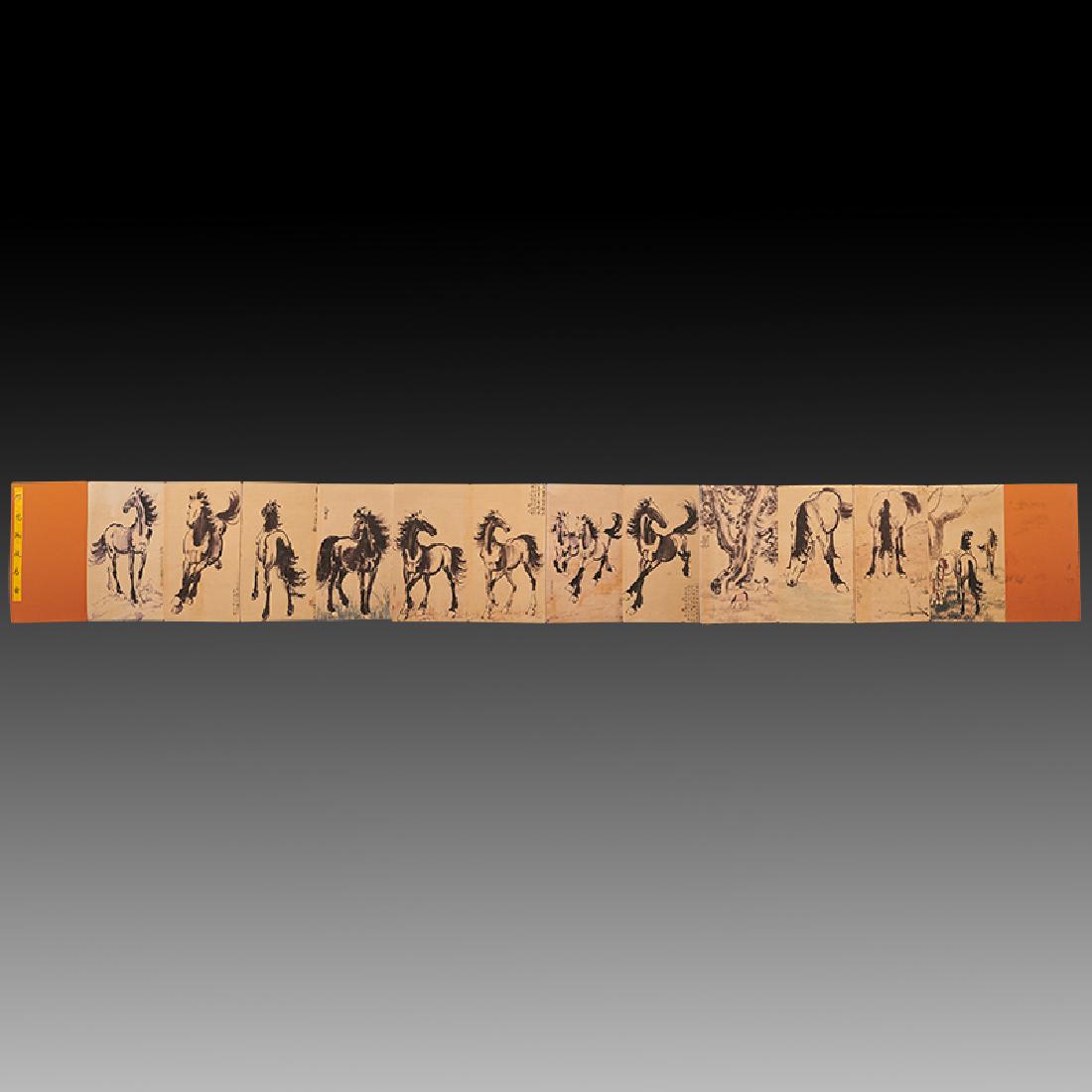 Rare chinese painting album by Xu beihong(1895-1953) (1 of 5)