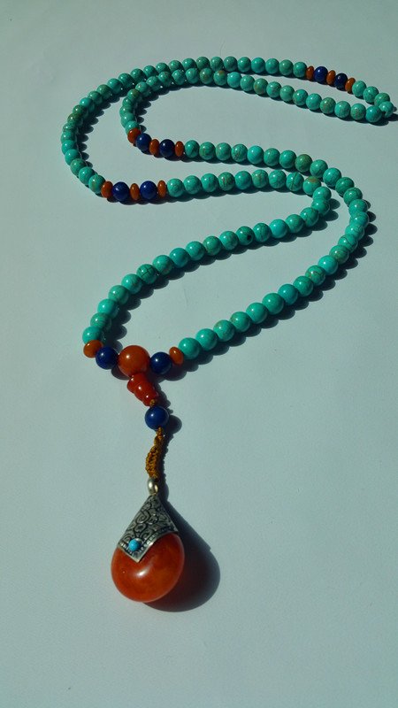 Chinese Turquoise Necklace (1 of 4)