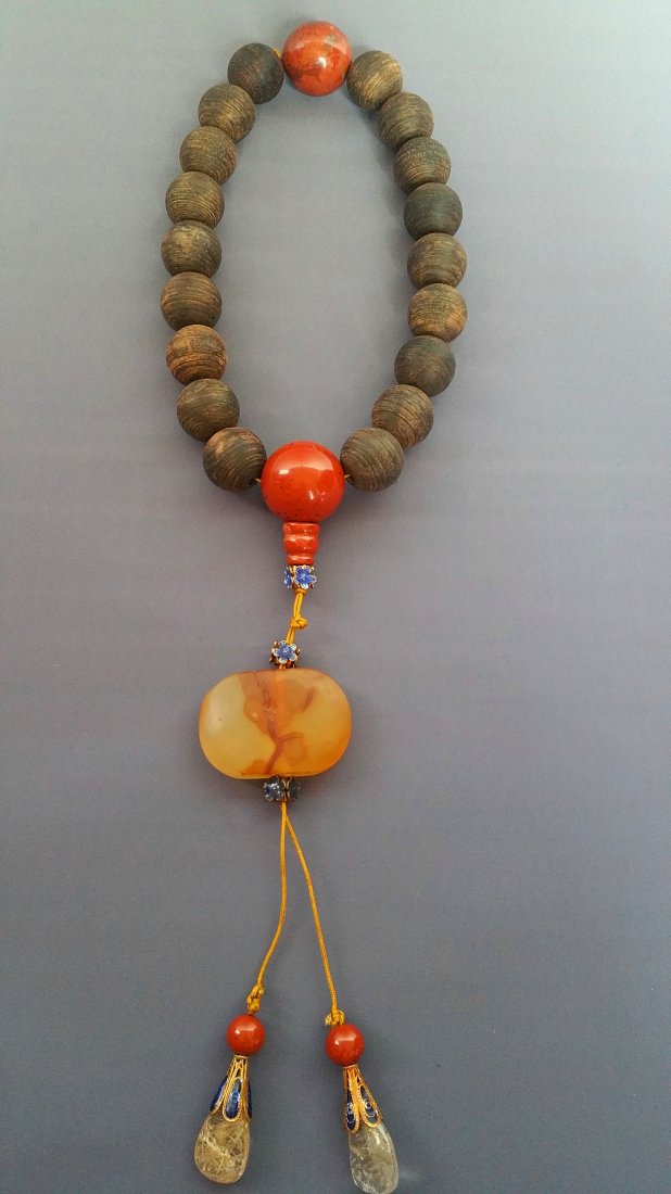 Chinese chenxiang Bracelet (1 of 4)