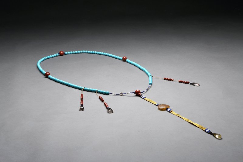 Chinese Turquoise Court Necklace (1 of 4)