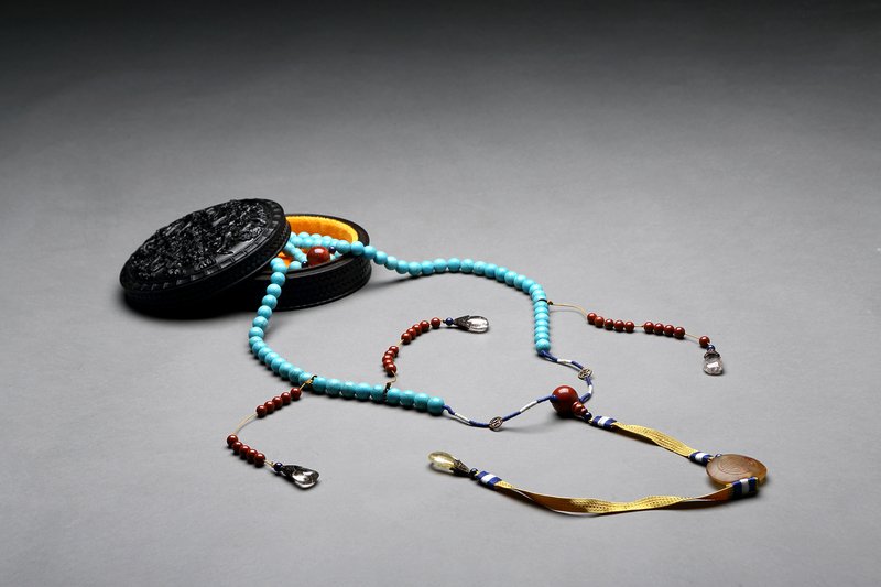 Chinese Turquoise Court Necklace (1 of 4)