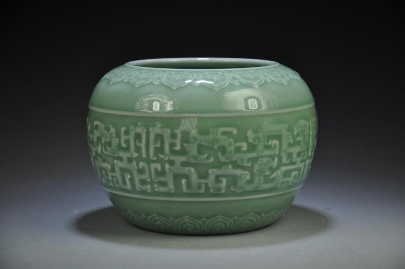 Chinese Celadon Glazed Jar (1 of 5)