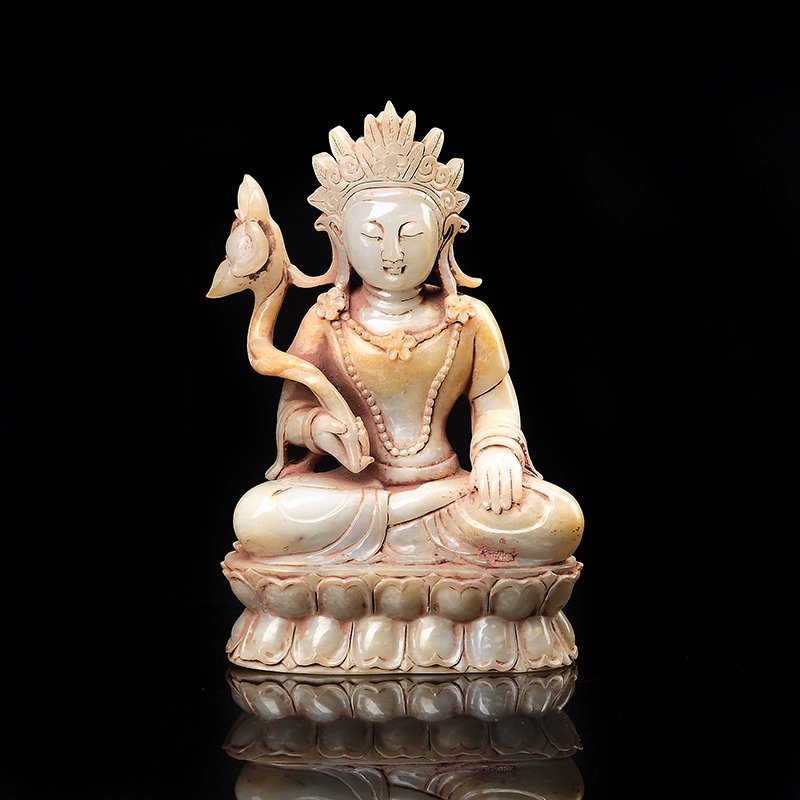 Chinese Hetian Jade Guanyin (1 of 5)