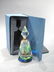 IRIDESCENT CUT GLASS PERFUME BOTTLE. Contemporary art