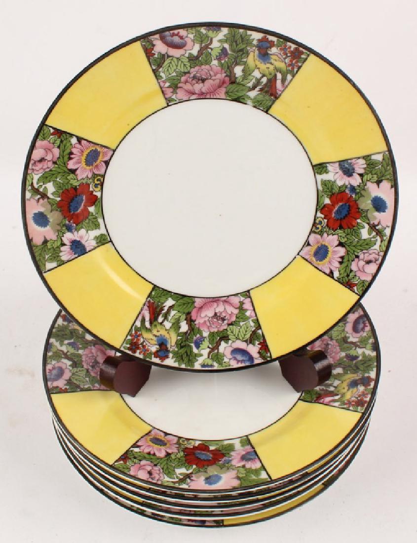 SET OF 6 NORITAKE HANDPAINTED FLORAL PLATES JAPAN (1 of 3)