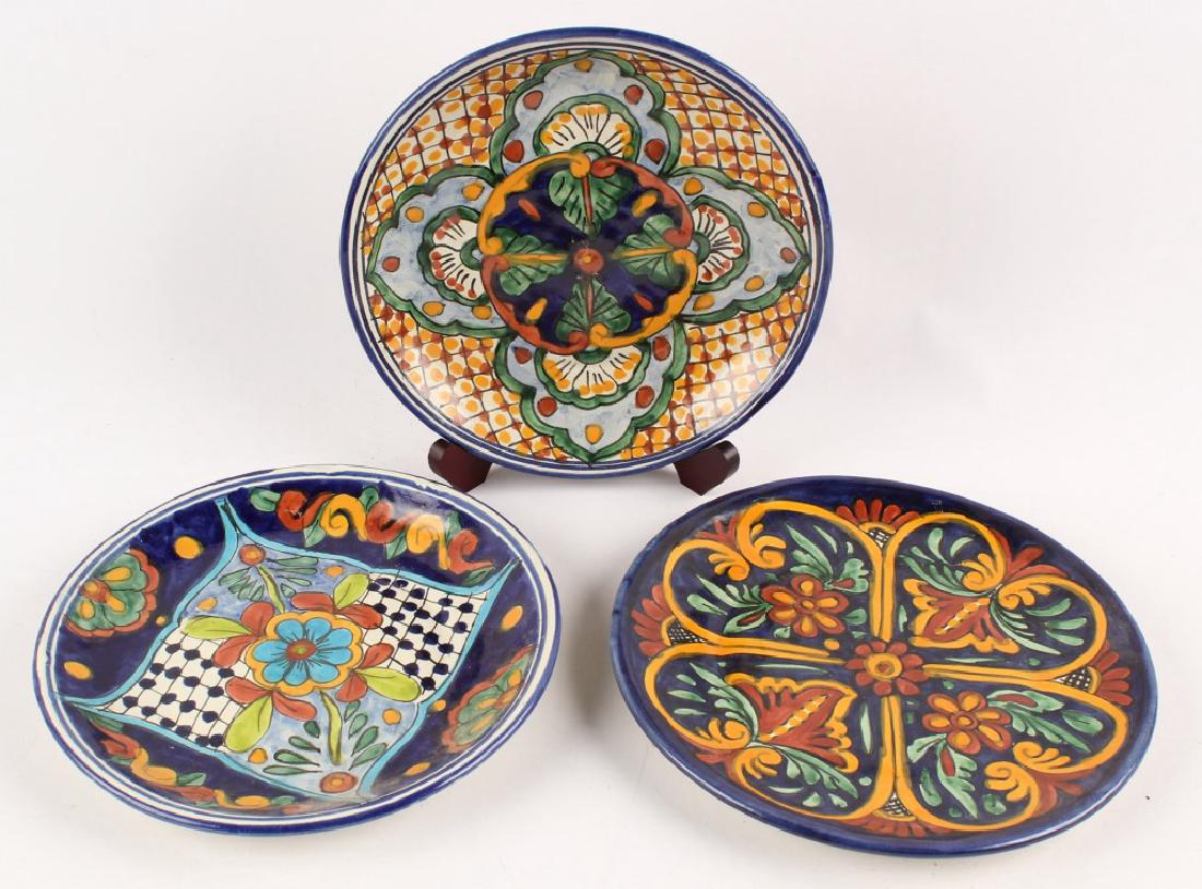 3 HAND PAINTED HANGING DECORATIVE PLATES (1 of 5)