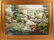C. EISENBERG LARGE GARDEN PATH OIL ON CANVAS