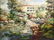 C. EISENBERG LARGE GARDEN PATH OIL ON CANVAS - 2