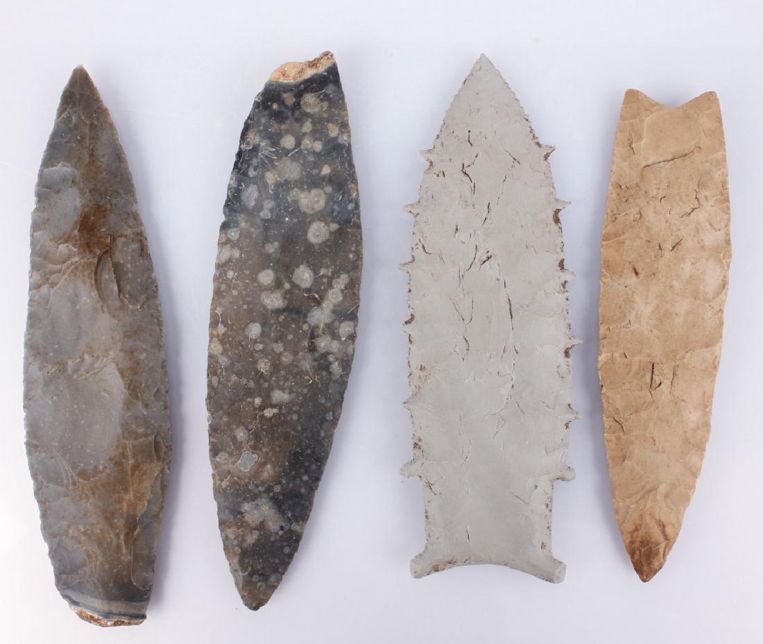 4 LARGE ARROWHEADS (1 of 4)