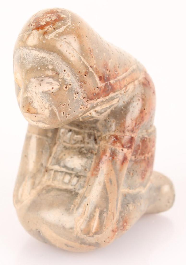 STONE CARVED ROSS CO. OHIO KNEELING EFFIGY FIGURE (1 of 4)