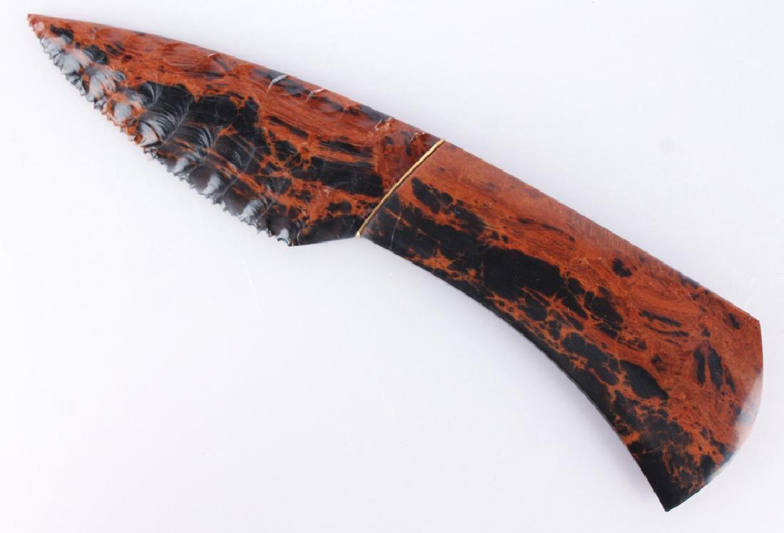 HANDCRAFTED DALE CANNON OBSIDIAN BLADE KNIFE (1 of 2)