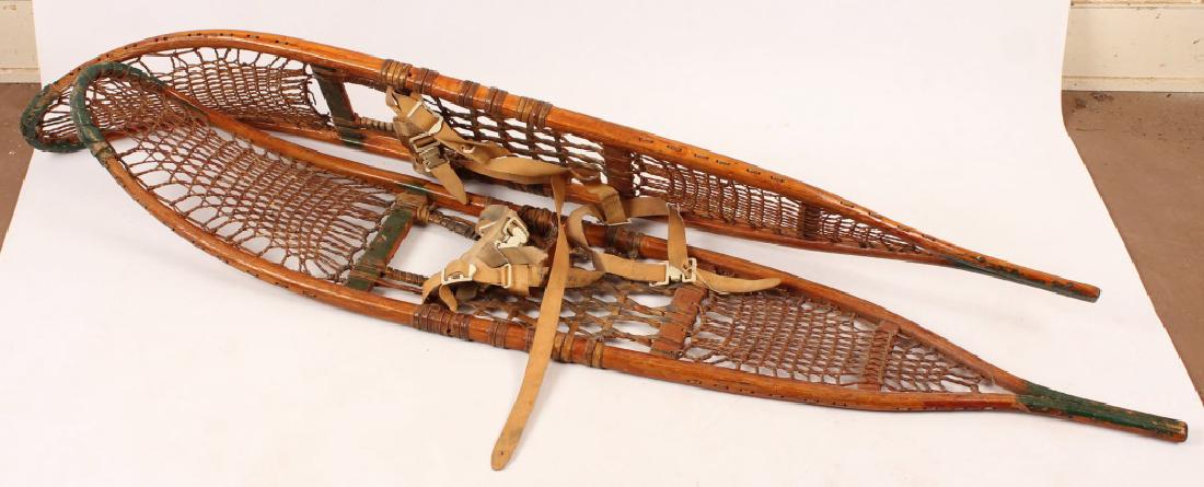 PAIR OF 19TH CENTURY SNOW SHOES (1 of 6)