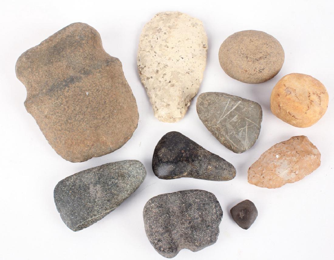 10 AMERICAN INDIAN ILLINOIS STONE TOOLS (1 of 5)