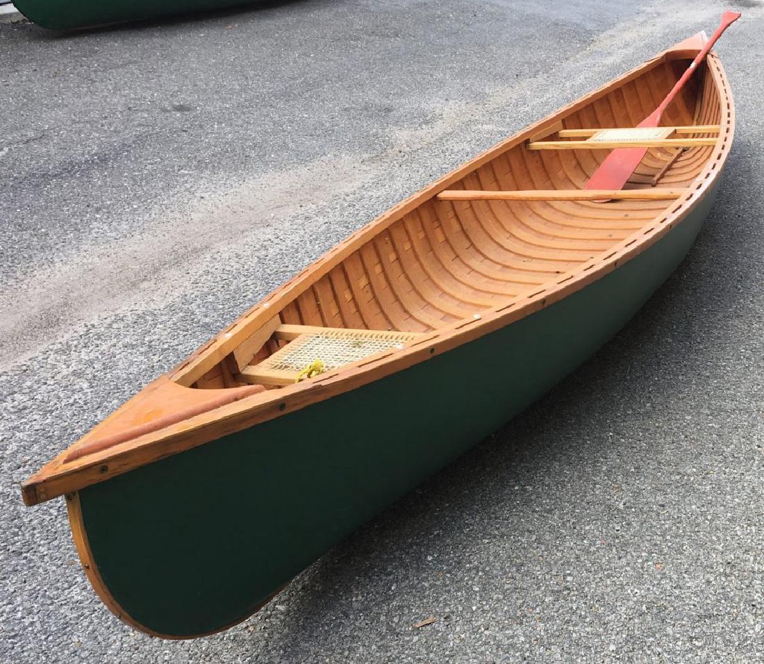 HAND-CRAFTED LIGHTWEIGHT CANOE CEDAR & FIBERGLASS (1 of 6)