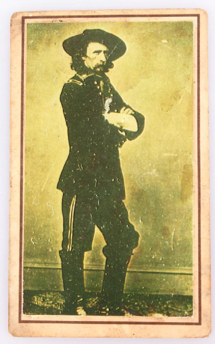 REPRODUCTION CARTE DE VISITE OF GEORGE CUSTER (1 of 2)