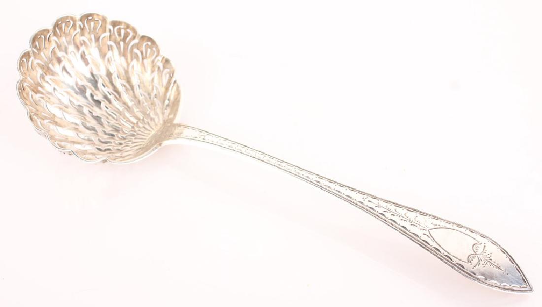 FRENCH STERLING SILVER HALLMARKED SERVING SPOON (1 of 6)