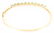 10K YELLOW GOLD LADIES EMERALD DIAMOND BRACELET - 3