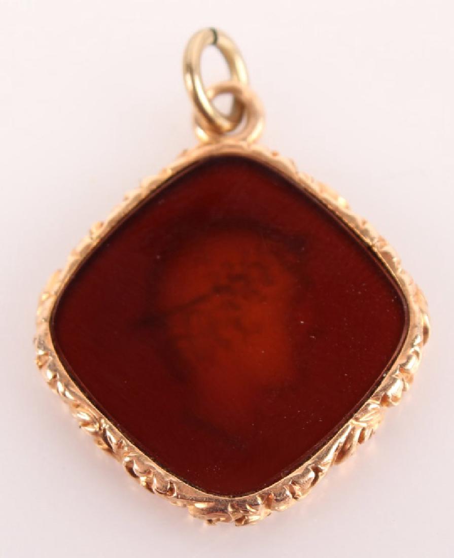 10K ROSE GOLD CAMEO PENDANT (1 of 2)