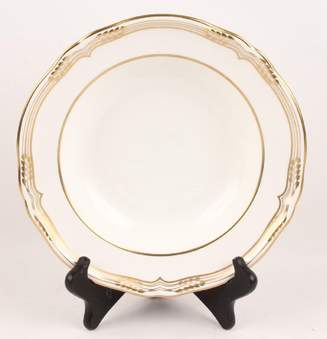 SPODE SERVING BOWL: SPODE SERVING BOWL Finely crafted, hand painted Bone China FROM England, Sheffield pattern R568-T. Richly gilded in gold. Size: 9" Shipping / Pickup: We Can Ship This Item