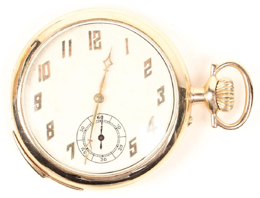 MENS GOLD FILLED REPEATER POCKET WATCH (1 of 4)