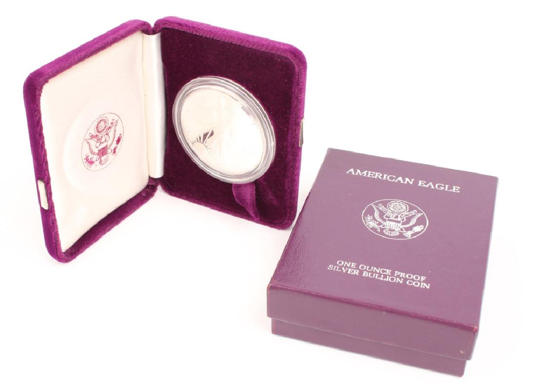 PROOF U.S. ONE OUNCE 1987 AMERICAN SILVER EAGLE (1 of 3)