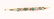 LADIES 10K YELLOW GOLD DIAMOND & EMERALD BRACELET - 3