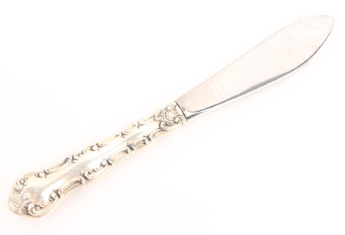 GORHAM STRASBOURG STERLING SILVER CHEESE KNIFE (1 of 3)