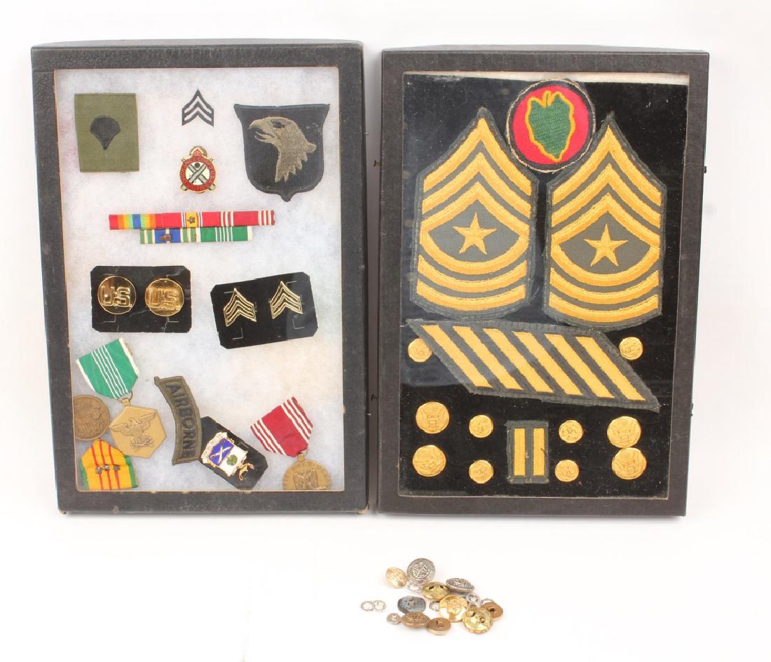 MIXED MILITARIA MEDALS PATCHES ETC. (1 of 4)