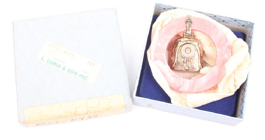 WEB STERLING PINK BABY RATTLE (1 of 2)