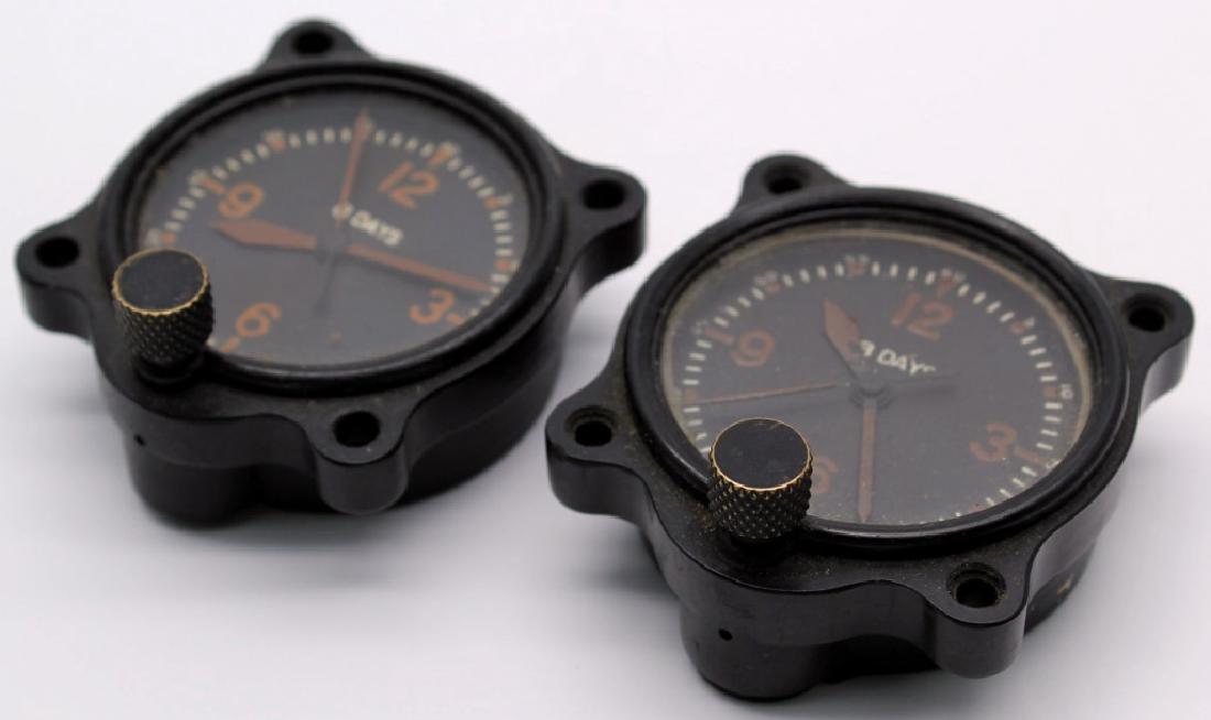 2 PILOTS 8 DAY COCKPIT CLOCKS (1 of 5)