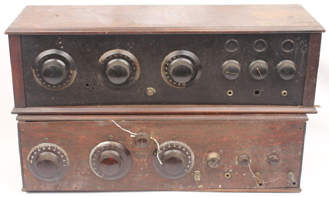 2 WOODEN 20TH CENTURY RADIOS FOR PARTS OR REPAIR: 2 WOODEN 20TH CENTURY RADIOS FOR PARTS OR REPAIR Lot of two 20th Century wooden radios for parts or repair. Weight: 7 x 8 x 27" and 7 x 9 x 28" Shipping / Pickup: Buyer Pick Up, 3rd Party