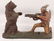 NATIVE AMERICAN & BEAR MECHANICAL COIN BANK