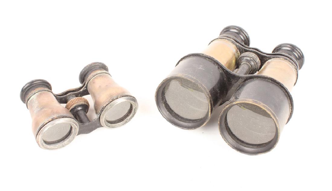 2 BRASS CASE OPERA GLASSES (1 of 3)