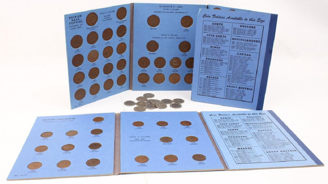 GREAT BRITAIN SHILLINGS FARTHINGS HALF PENNIES (1 of 6)