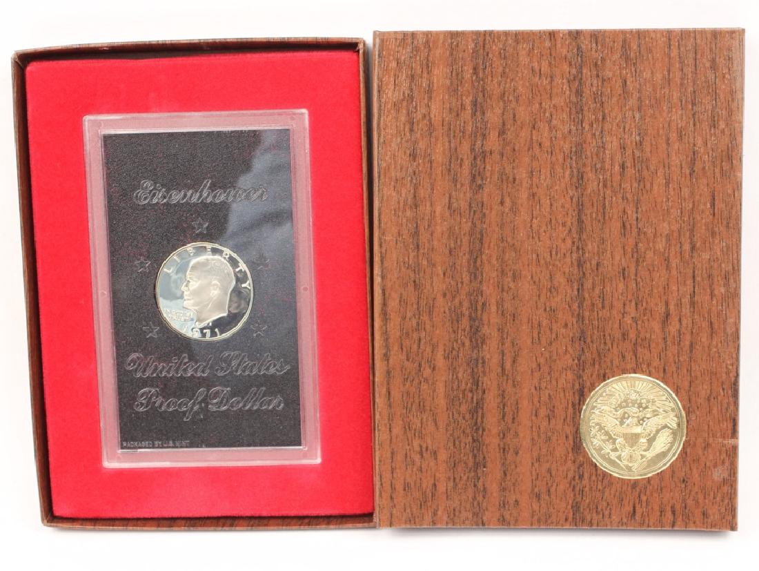1971 S PROOF 40% EISENHOWER SILVER DOLLARS (1 of 3)