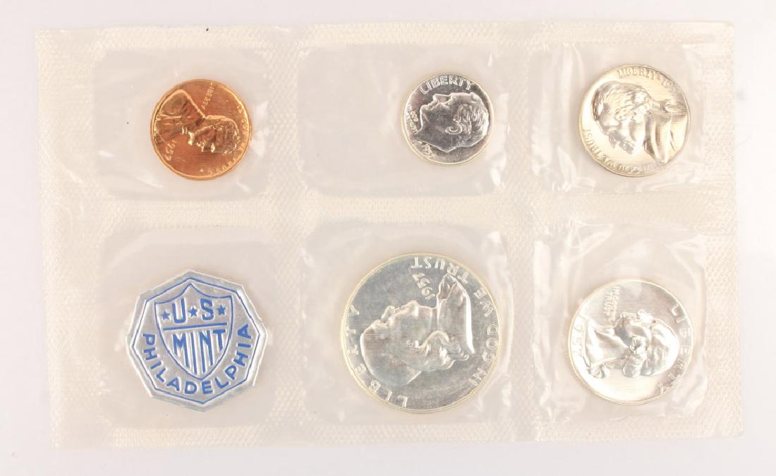 1957 UNITED STATES MINT SILVER PROOF SET (1 of 2)