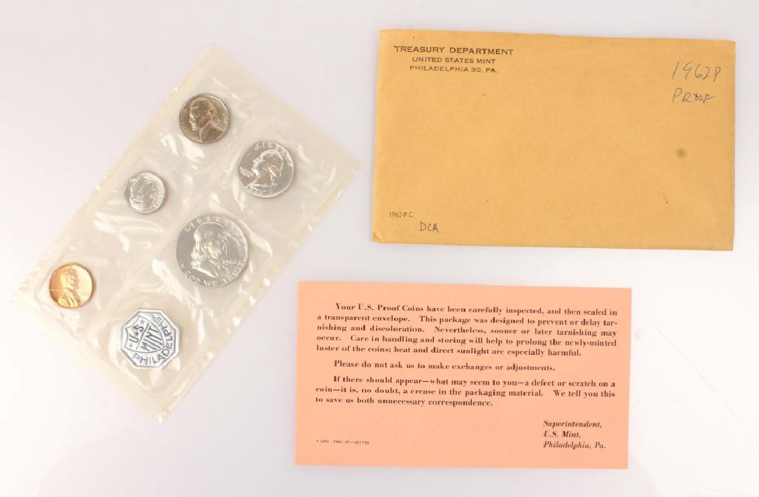 1962 UNITED STATES MINT SILVER PROOF SET (1 of 2)